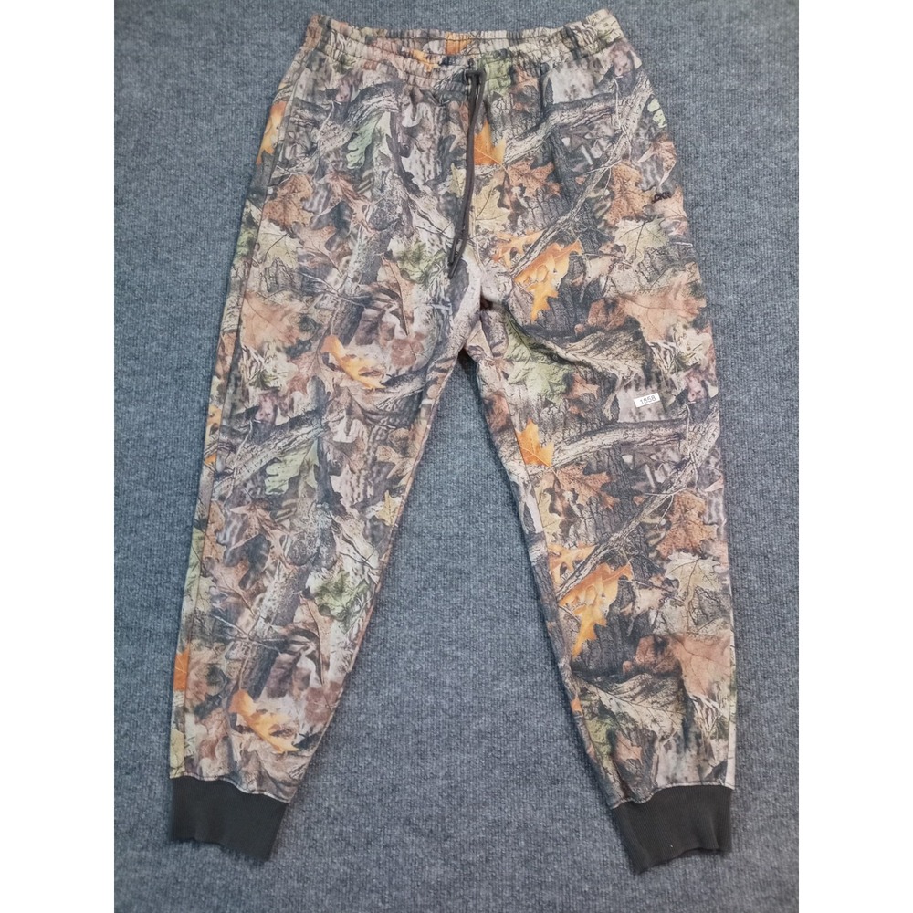 LCKR Pants Mens XL Green Tapered Leg Stretch Ripstop Utility Military Camo